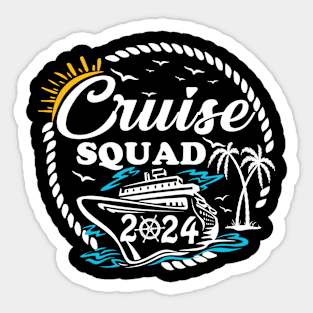 Cruise Squad 2024 Summer Vacation Matching Family Group Sticker